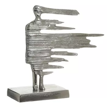 Декор настольный figure (to4rooms) серебристый 26x28x8 см.