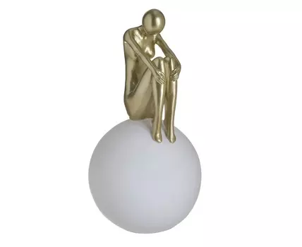 Декор настольный form izmir (to4rooms) белый 16x32x16 см.