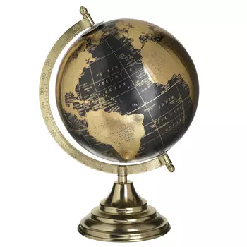 Декор настольный глобус mistelbach (to4rooms) золотой 23.0x32.0x20.0 см.
