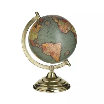 Декор настольный глобус saarland (to4rooms) мультиколор 17.0x29.0x18.0 см.