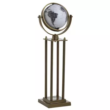 Декор настольный - глобус vanadate (to4rooms) белый 14x53x20 см.