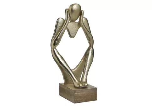 Декор настольный hekimhan (to4rooms) золотой 15x38x11 см.