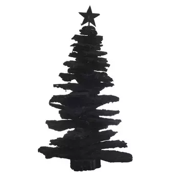 Декор настольный kendall (to4rooms) черный 36.0x12.0x60.0 см.