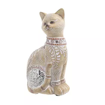 Декор настольный кошка katif (to4rooms) бежевый 9.0x17.0x7.0 см.