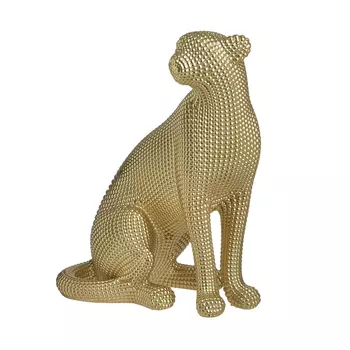 Декор настольный леопард (to4rooms) золотой 23x29x15 см.