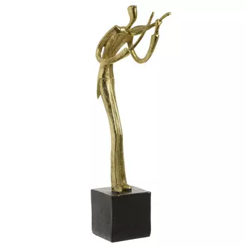 Декор настольный музыкант safi (to4rooms) золотой 12.0x43.0x9.0 см.