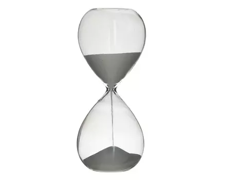 Декор настольный - песочные часы squeeze (to4rooms) прозрачный 7x19x7 см.