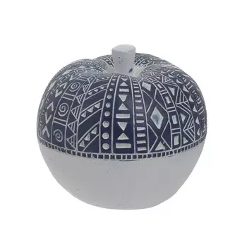 Декор настольный яблоко gallarate (to4rooms) серый 10.0x9.0x10.0 см.