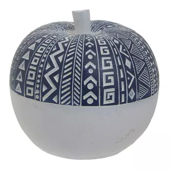 Декор настольный яблоко monnens (to4rooms) серый 14.0x13.0x14.0 см.