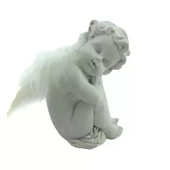 Декор настольный с led lester (to4rooms) белый 9.0x8.0x12.0 см.