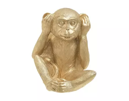 Декор настольный scone (to4rooms) золотой 17x23x15 см.