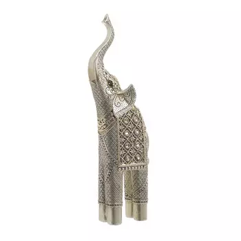 Декор настольный слон haymana (to4rooms) серебристый 11.0x34.0x6.0 см.