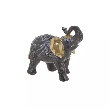 Декор настольный слон onerous (to4rooms) черный 10x14x7 см.