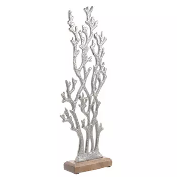 Декор настольный thankful (to4rooms) серебристый 16x44x5 см.