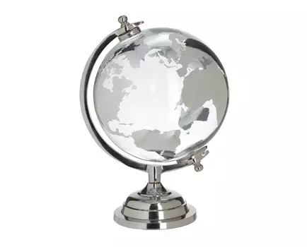 Декор настольный théroigne (to4rooms) серебристый 31.0 см.