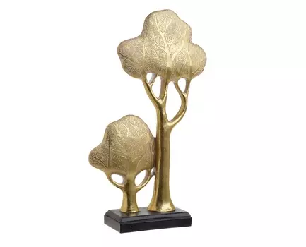 Декор настольный tree altair (to4rooms) золотой 27x43x9 см.