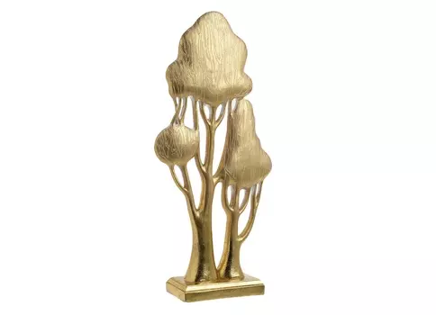 Декор настольный tree jaenegann (to4rooms) золотой 23x50x9 см.