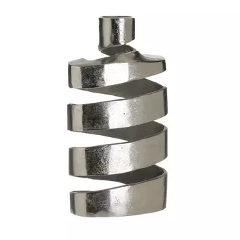 Декор настольный - ваза (to4rooms) серебристый 19x35x12 см.