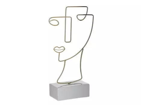 Декор настольный wels (to4rooms) золотой 15x26x6 см.