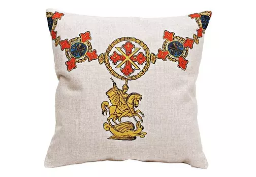 Декоративная подушка «орден св. георгия, италия» (object desire) мультиколор 45.0x45.0x15.0 см.