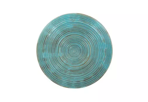 Декоративное блюдо (farol) голубой 40x6.0x40 см.