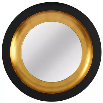 Декоративное настенное зеркало «перигей» (object desire) золотой 7 см.