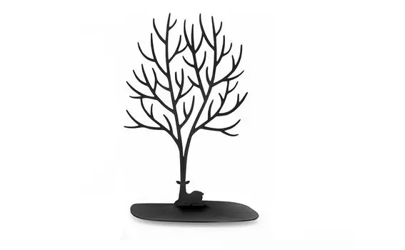 Декоративный органайзер для украшений deer (qualy) черный 34x36x15 см.