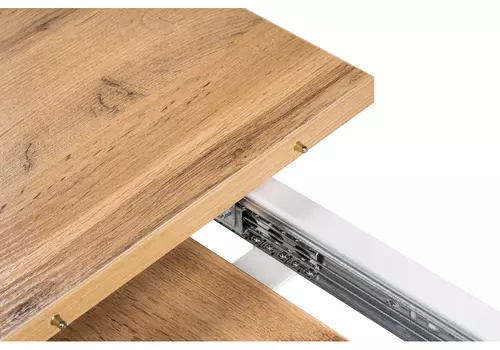 Денвер лофт 120 25 мм дуб вотан / белый матовый (woodville) коричневый