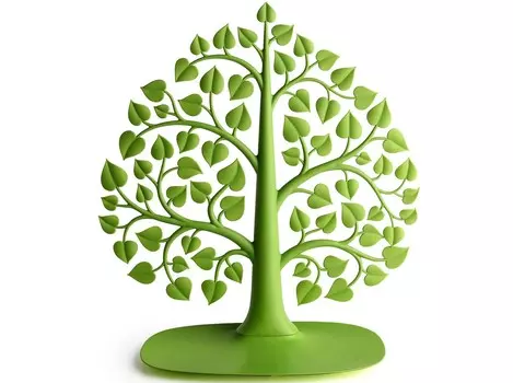 Дерево для украшений bodhi (qualy) зеленый 33x34x3 см.