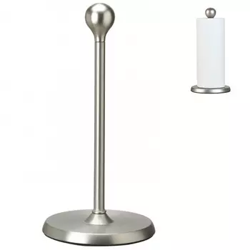 Держатель для бумажных полотенец teardrop никель (umbra) серебристый 16x34x15 см.