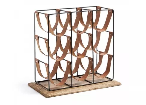 Держатель для бутылок winnoe (la forma) коричневый 38x36x20 см.