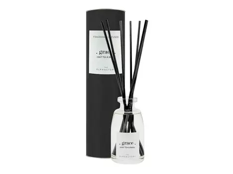 Диффузор ароматический the olphactory grace black мята и бализик (ambientair) прозрачный 21 см.