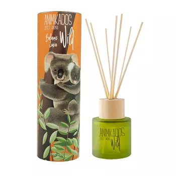 Диффузор ароматический wild koala бальзамические листья (ambientair) зеленый 7x24x7 см.
