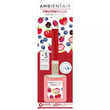 Диффузор «красные фрукты» 100 мл (ambientair) прозрачный 8x24x6 см.