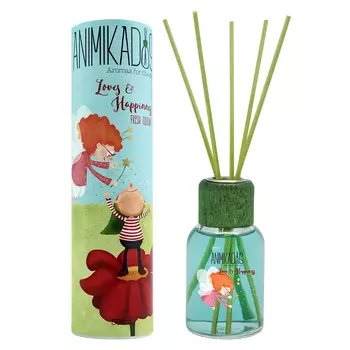 Диффузор love&amp;happiness animikados 50 мл (ambientair) прозрачный 16 см.