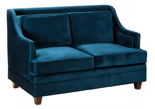 Диван аделаида блю (r-home) синий 142x92x88 см.