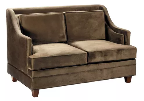 Диван аделаида сильвер (r-home) коричневый 142x92x88 см.