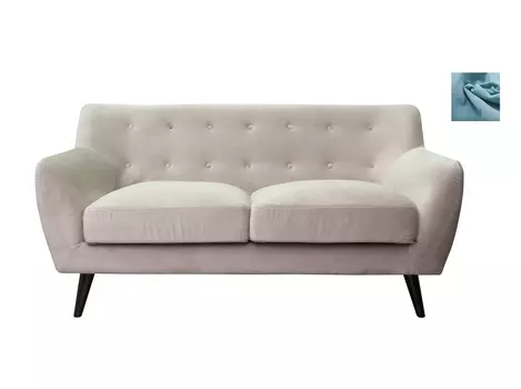 Диван albert 2 голубой (mak-interior) голубой 165x81x85 см.