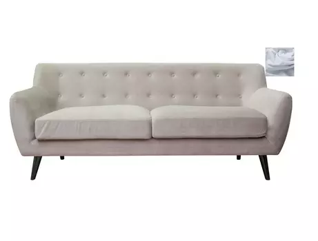 Диван albert 3 серый (mak-interior) серый 190x81x85 см.