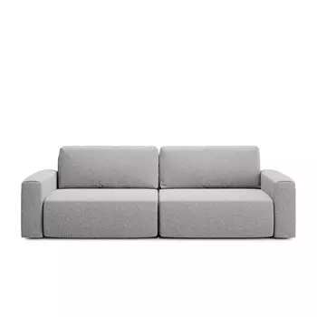 Диван aldo нераскладной (kult) серый 276x93x100 см.