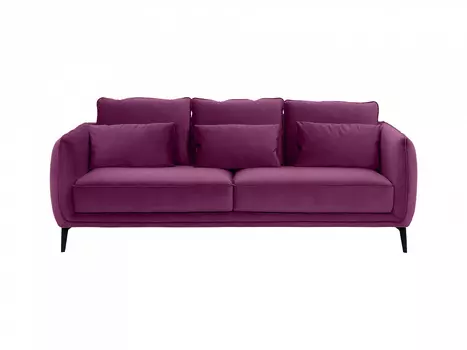 Диван amsterdam (ogogo) фиолетовый 206x85x95 см.