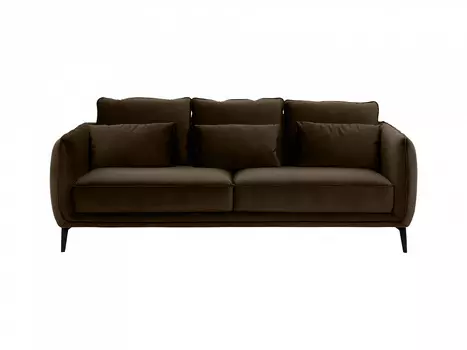 Диван amsterdam (ogogo) коричневый 206x85x95 см.