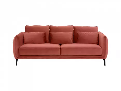 Диван amsterdam (ogogo) коричневый 206x85x95 см.