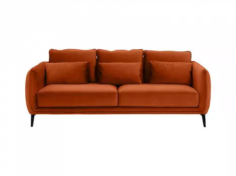 Диван amsterdam (ogogo) оранжевый 206x85x95 см.