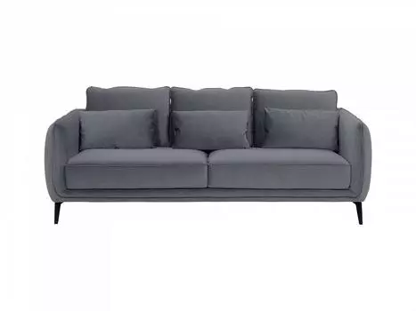 Диван amsterdam (ogogo) серый 206x85x95 см.