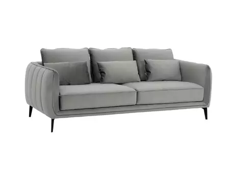 Диван amsterdam (ogogo) серый 206x85x95 см.