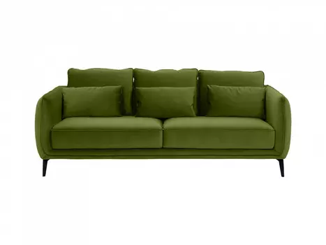 Диван amsterdam (ogogo) зеленый 206x85x95 см.