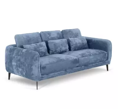 Диван amsterdam трёхместный (ogogo) голубой