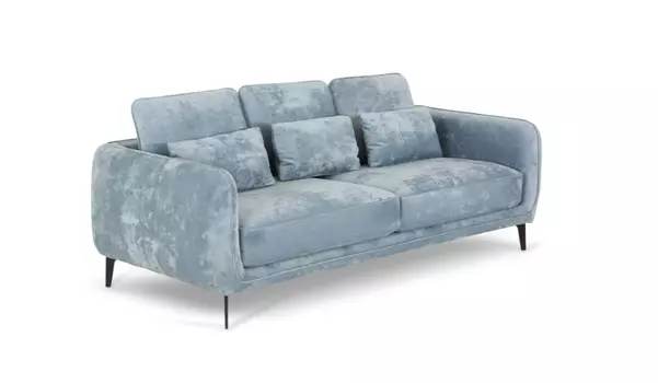 Диван amsterdam трёхместный (ogogo) голубой