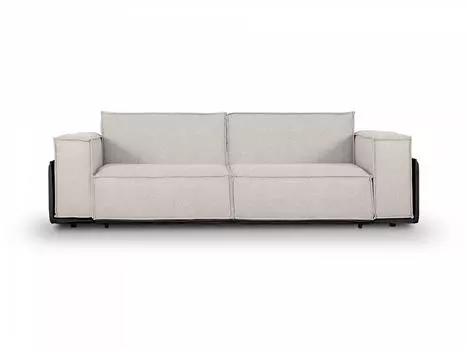 Диван asti (ogogo) серый 268x82x117 см.